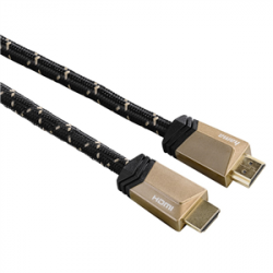 Hama Ultra High Speed HDMI kábel, 1 m, 5*, 8K, pozlátený, kovové vidlice